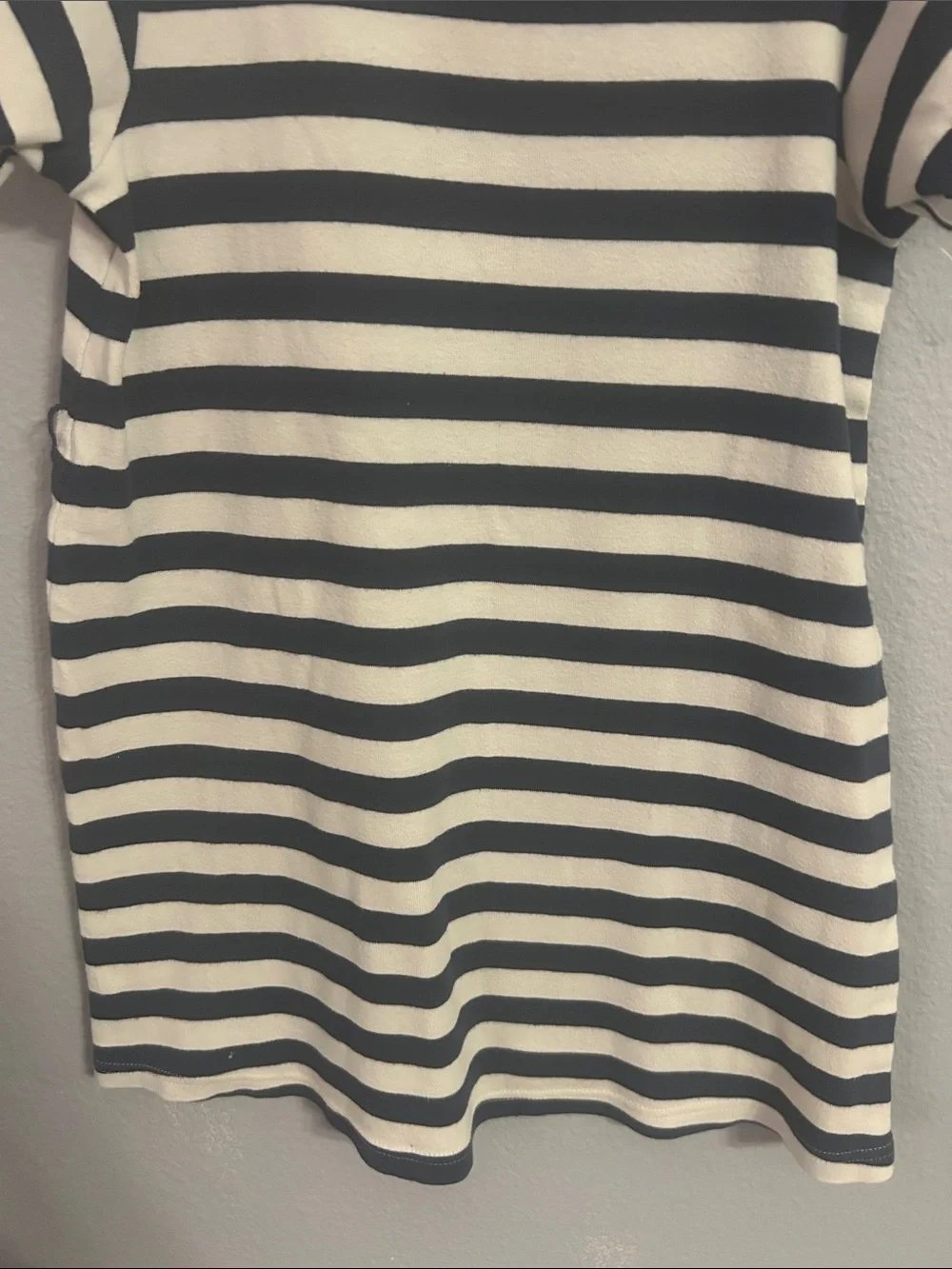 Gymboree Girl Youth Navy and White Striped Short-Sleeve Tee Dress Size 7